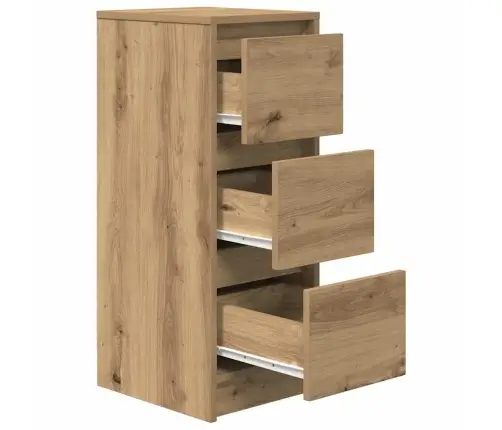 Kumode, Koka Krāsa, 29,5X34X76 Cm, Inženierijas Koks Vidaxl