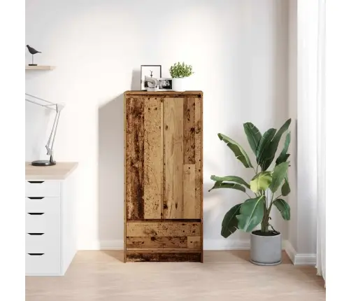 Skapis Ar Atvilktni, 55,5X34X119,5 Cm, Inženierijas Koks Vidaxl