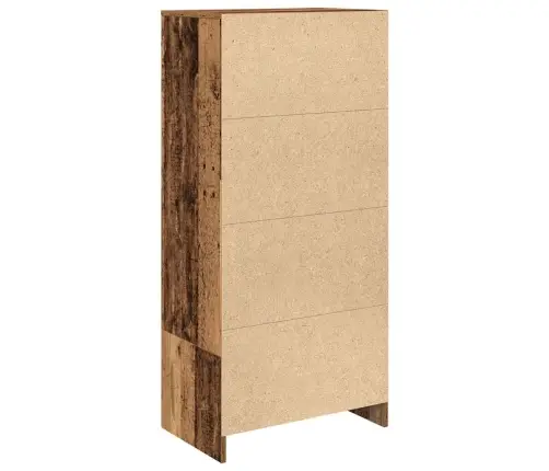 Skapis Ar Atvilktni, 55,5X34X119,5 Cm, Inženierijas Koks Vidaxl