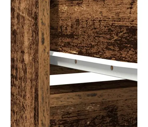 Skapis Ar Atvilktni, 55,5X34X119,5 Cm, Inženierijas Koks Vidaxl