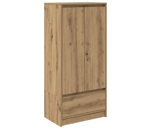 Skapis Ar Atvilktni, 55,5X34X119,5 Cm, Inženierijas Koks Vidaxl