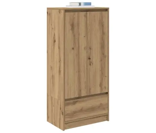 Skapis Ar Atvilktni, 55,5X34X119,5 Cm, Inženierijas Koks Vidaxl