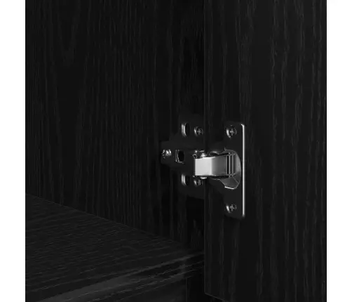 Kõrge Kapp, Must Tamm, 29,5X34X119,5 cm Tehispuit