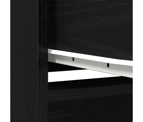 Kõrge Kapp, Must Tamm, 29,5X34X119,5 cm Tehispuit