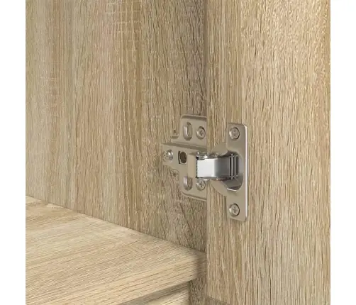 Augstais Skapītis, 29,5X34X119,5 Cm, Inženierijas Koks Vidaxl