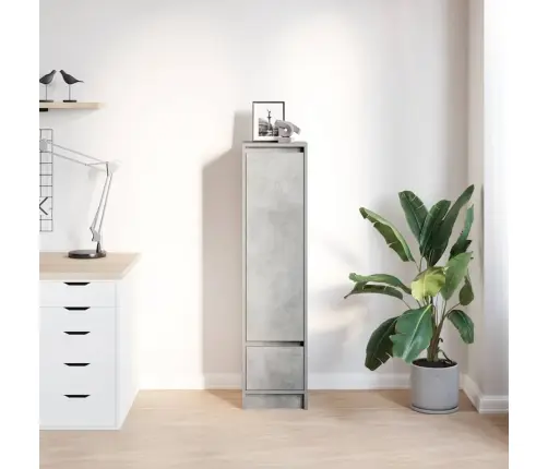 Augstais Skapītis, 29,5X34X119,5 Cm, Inženierijas Koks Vidaxl