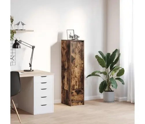 Augstais Skapītis, 29,5X34X119,5 Cm, Inženierijas Koks Vidaxl