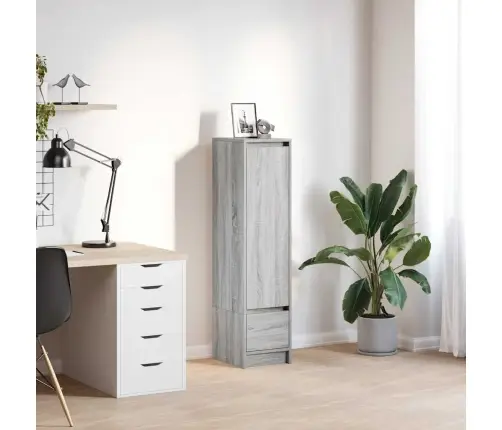 Augstais Skapītis 29,5X34X119,5 Cm, Inženierijas Koks Vidaxl