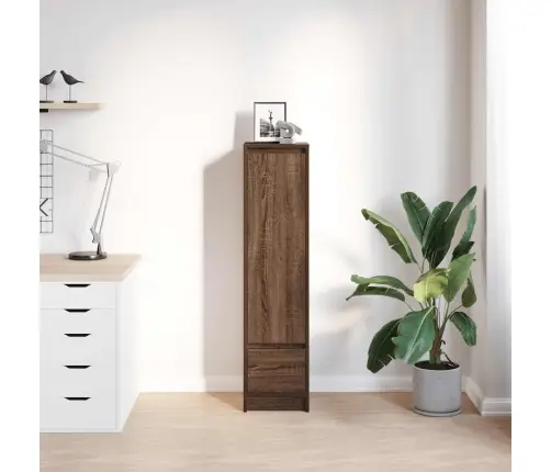 Augstais Skapītis 29,5X34X119,5 Cm, Inženierijas Koks Vidaxl