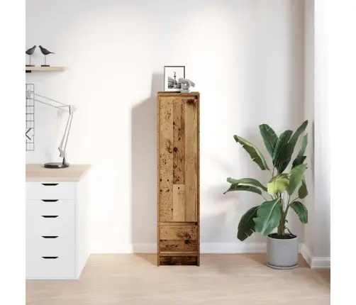 Augstais Skapītis 29,5X34X119,5 Cm, Inženierijas Koks Vidaxl