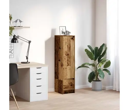 Augstais Skapītis 29,5X34X119,5 Cm, Inženierijas Koks Vidaxl