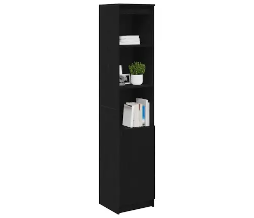 Komoda, Juodas Ąžuolas, 37,5X35X180 cm Apdirbta Mediena