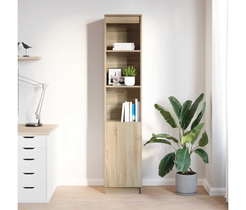 Highboard Sonoma Tamm 37,5X35X180 Cm Engineered Wood