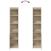 Highboard Sonoma Tamm 37,5X35X180 Cm Engineered Wood