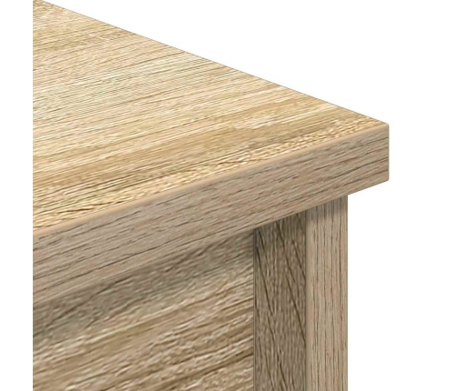Highboard Sonoma Tamm 37,5X35X180 Cm Engineered Wood