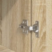 Highboard Sonoma Tamm 37,5X35X180 Cm Engineered Wood