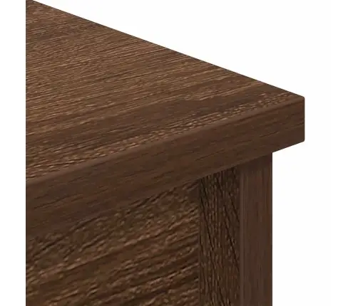 Komoda, Rudos Ąžuolo Spalvos, 37,5X35X180 Cm Apdirbta Mediena