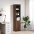 Highboard Pruun Tamm 37,5X35X180 Cm Engineered Wood