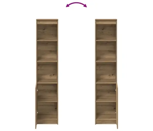 Komoda, Artisano Ąžuolo, 37,5X35X180 cm Apdirbta Mediena