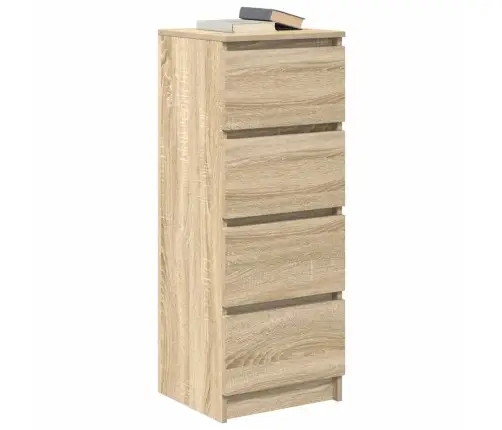 Kumode, Ozolkoka Krāsa, 37,5X35X99 Cm, Inženierijas Koks Vidaxl Kumode, Ozolkoka Krāsa, 37,5X35X99 Cm, Inženierijas Koks Vidaxl