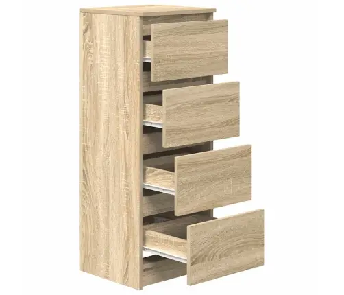 Kumode, Ozolkoka Krāsa, 37,5X35X99 Cm, Inženierijas Koks Vidaxl Kumode, Ozolkoka Krāsa, 37,5X35X99 Cm, Inženierijas Koks Vidaxl