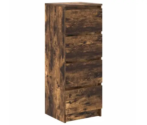 Šoninė Spintelė, Dūminio Ąžuolo, 37,5X35X99cm Apdirbta Mediena