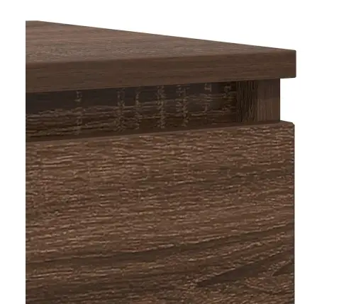 Kumode, Ozolkoka Krāsa, 37,5X35X99 Cm, Inženierijas Koks Vidaxl