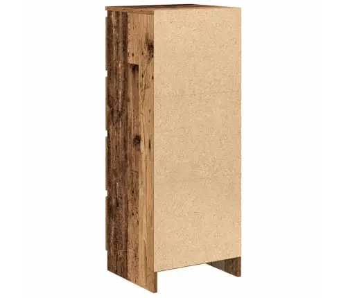 Kumode, Veca Koka, 37,5X35X99 Cm, Inženierijas Koks Vidaxl