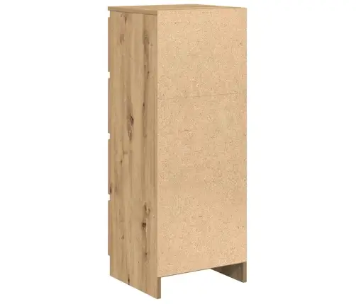 Kumode, Koka Krāsa, 37,5X35X99 Cm, Inženierijas Koks Vidaxl