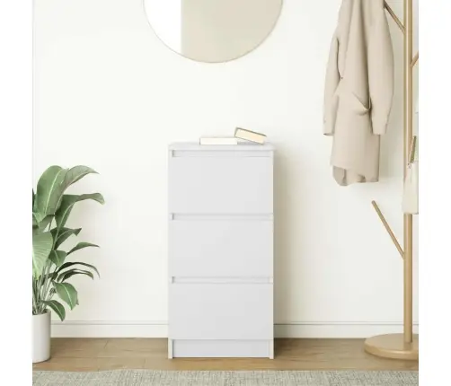 Šoninė Spintelė, Baltos, 37,5X35X76 cm Apdirbta Mediena