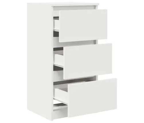 Šoninė Spintelė, Baltos, 37,5X35X76 cm Apdirbta Mediena