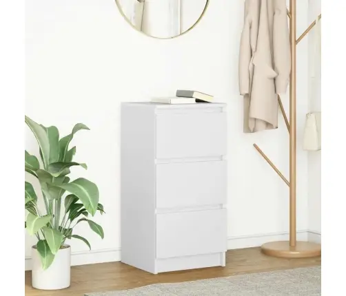 Šoninė Spintelė, Baltos, 37,5X35X76 cm Apdirbta Mediena