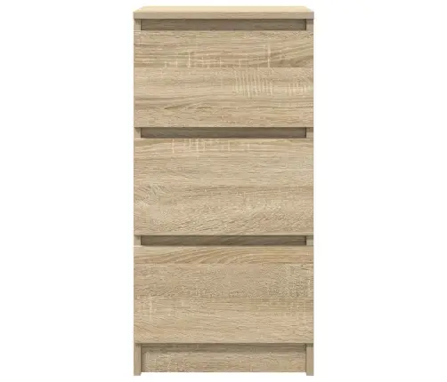 Kumode, Ozolkoka Krāsa, 37,5X35X76 Cm, Inženierijas Koks Vidaxl