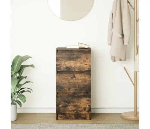 Puhvetkapp, Suitsutatud Tamm, 37,5X35X76 cm Tehispuit