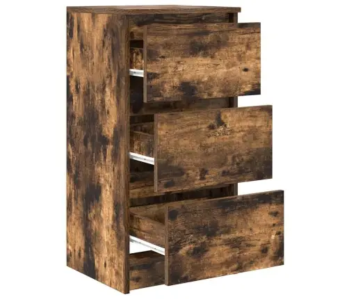 Puhvetkapp, Suitsutatud Tamm, 37,5X35X76 cm Tehispuit