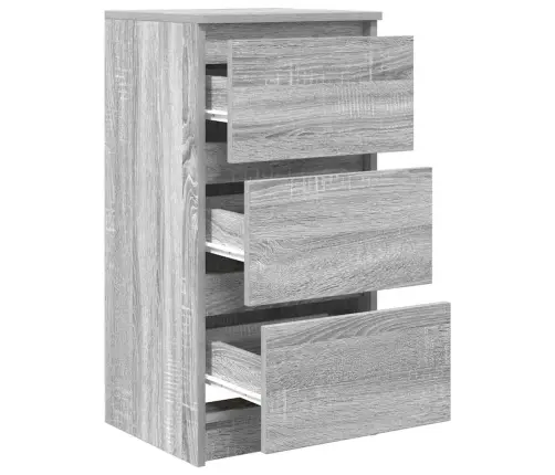 Šoninė Spintelė, Pilka Ąžuolo, 37,5X35X76 cm Apdirbta Mediena