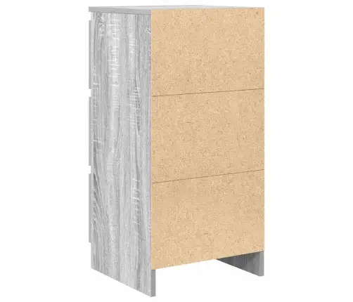 Šoninė Spintelė, Pilka Ąžuolo, 37,5X35X76 cm Apdirbta Mediena