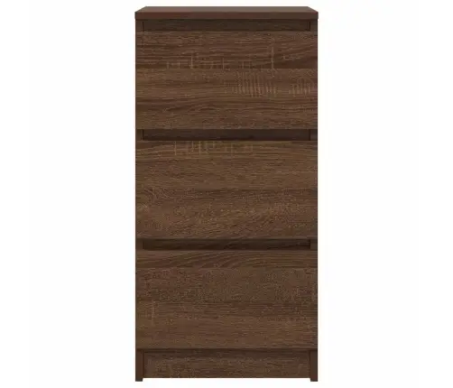 Kumode, Brūns Ozols, 37,5X35X76 Cm, Inženierijas Koks Vidaxl