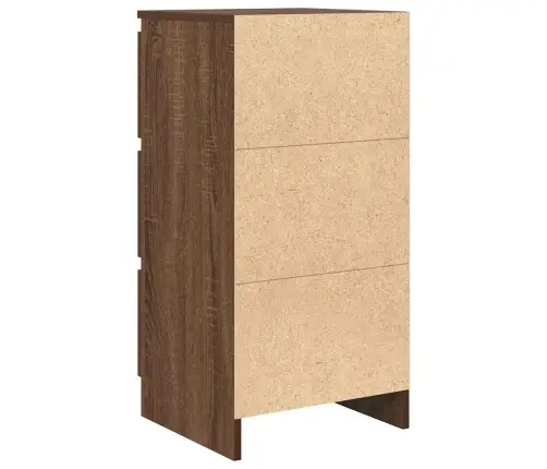 Kumode, Brūns Ozols, 37,5X35X76 Cm, Inženierijas Koks Vidaxl