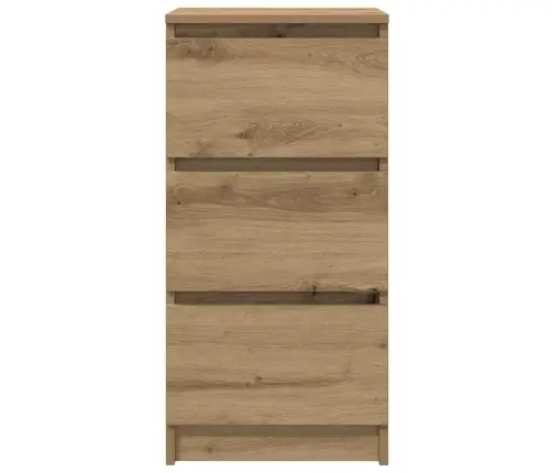 Kumode, Ozolkoka Krāsa, 37,5X35X76 Cm, Inženierijas Koks Vidaxl