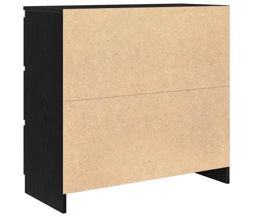 Indauja Juodas Ąžuolas 80X35X76 Cm Inžinerinė Mediena