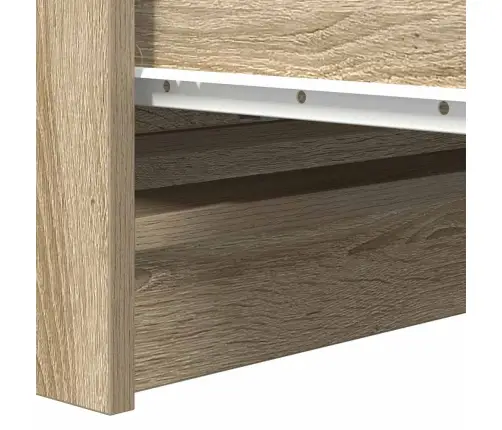 Kumode, Ozolkoka Krāsa, 80X35X76 Cm, Inženierijas Koks Vidaxl