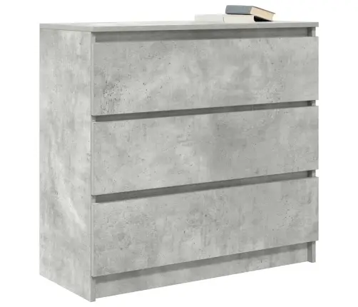 Šoninė Spintelė, Betono Pilka, 80X35X76 cm Apdirbta Mediena