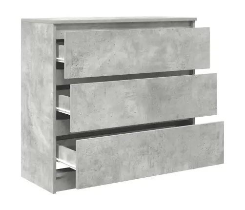 Šoninė Spintelė, Betono Pilka, 80X35X76 cm Apdirbta Mediena