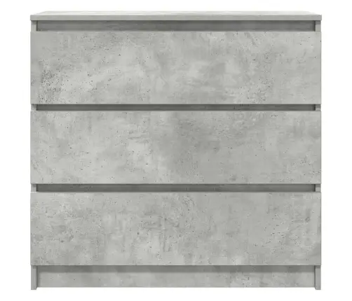 Šoninė Spintelė, Betono Pilka, 80X35X76 cm Apdirbta Mediena