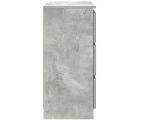 Šoninė Spintelė, Betono Pilka, 80X35X76 cm Apdirbta Mediena