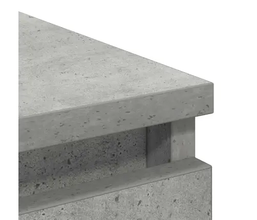 Šoninė Spintelė, Betono Pilka, 80X35X76 cm Apdirbta Mediena