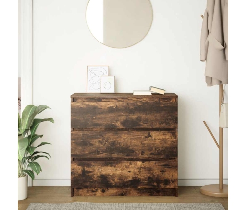 Puhvetkapp, Suitsutatud Tamm, 80X35X76 cm Tehispuit