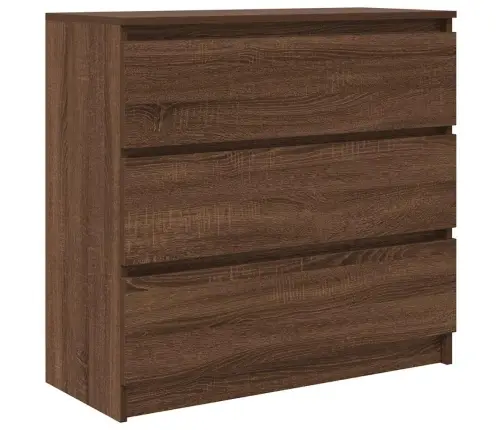 Puhvetkapp, Pruun Tamm, 80X35X76 cm Tehispuit