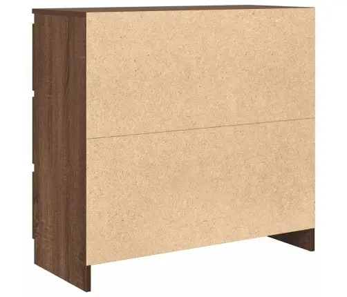 Puhvetkapp, Pruun Tamm, 80X35X76 cm Tehispuit